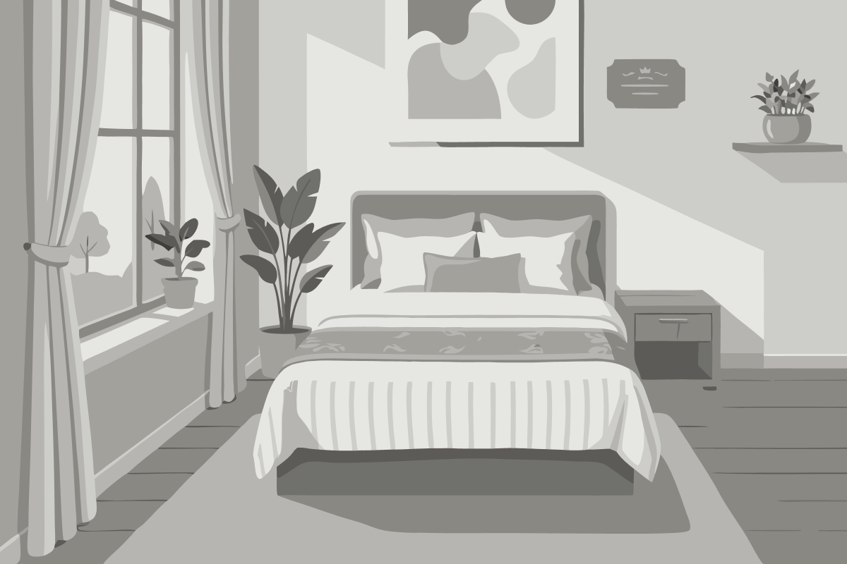 Standard Queen Room with Two Queen Beds and Walk-In Shower